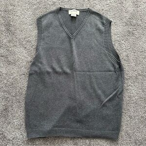 J. Crew Gray V-Neck Sweater Classic Style